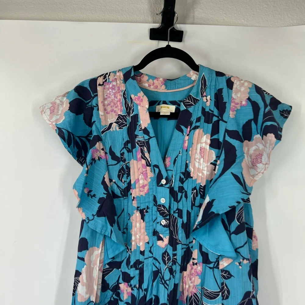 Maeve by Anthropologie The Cassandra Maxi Dress in Botanical Motif - Picture 3 of 9